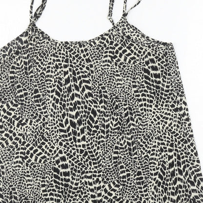 Womens UK Size 10 River Island Ivory Camisole T-Shirt