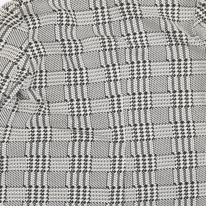 Primark Womens Yellow Check Jacket Blazer Size 16