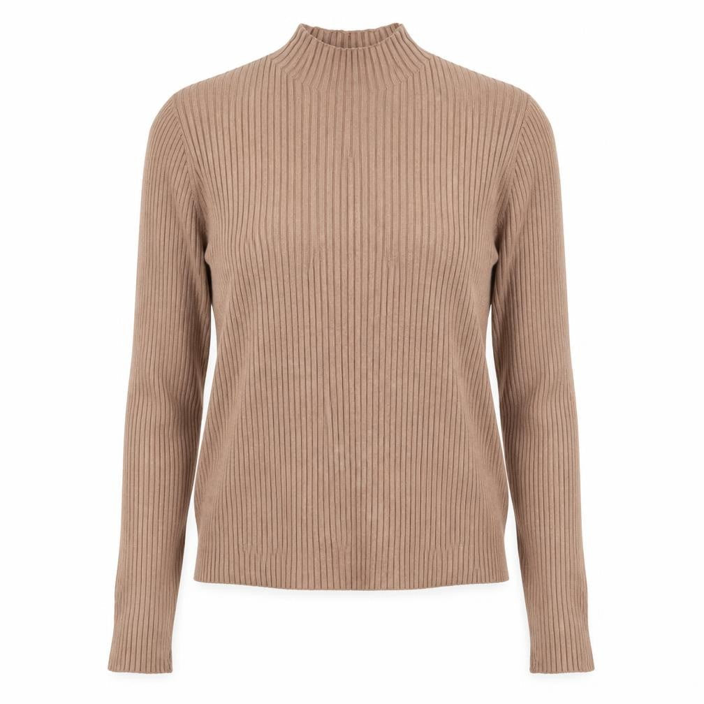 Womens UK Size 30 Bershka Beige Pullover Jumper
