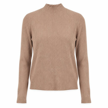 Womens UK Size 30 Bershka Beige Pullover Jumper