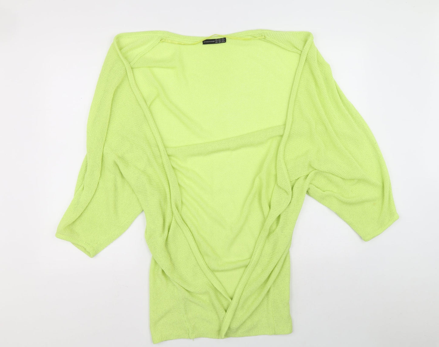 Womens UK Size S Atmosphere Green Cardigan Jumper