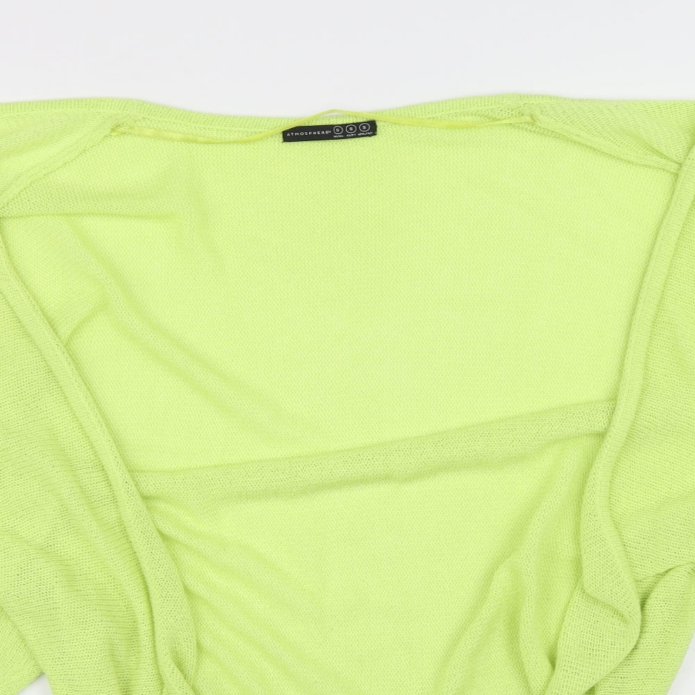 Womens UK Size S Atmosphere Green Cardigan Jumper