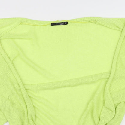 Womens UK Size S Atmosphere Green Cardigan Jumper