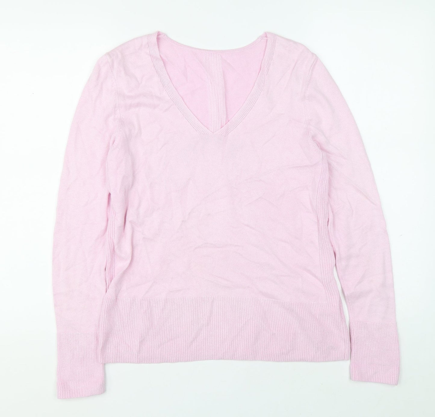Womens UK Size 36 Preworn Pink Pullover Jumper