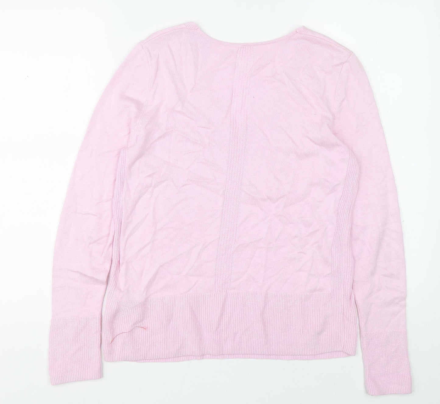 Womens UK Size 36 Preworn Pink Pullover Jumper