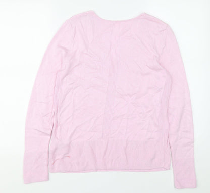 Womens UK Size 36 Preworn Pink Pullover Jumper