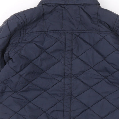 Next Boys Blue Jacket Size 3 Years Button