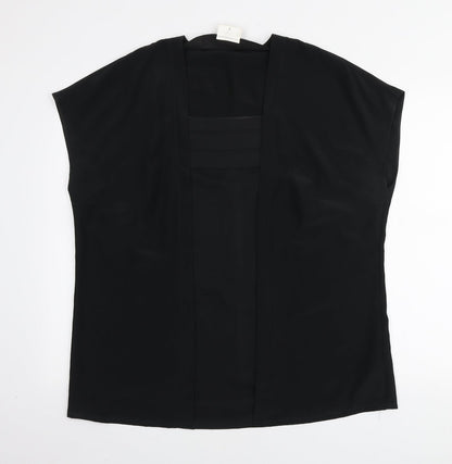 Womens UK Size 20 Sommermann Black Basic T-Shirt