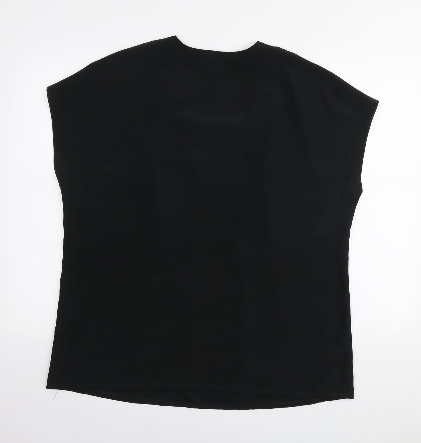 Womens UK Size 20 Sommermann Black Basic T-Shirt