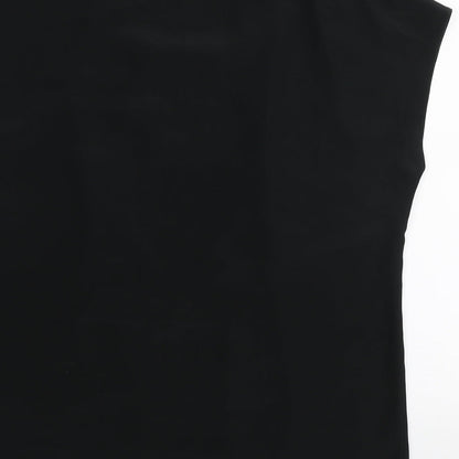 Womens UK Size 20 Sommermann Black Basic T-Shirt