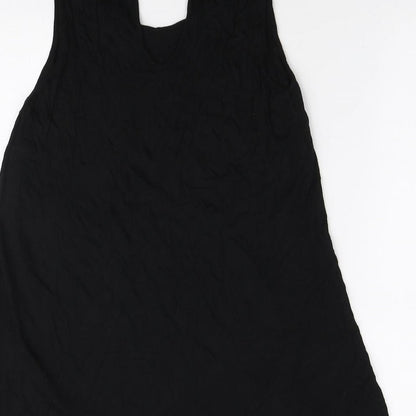 Womens UK Size S Cable & Gauge Black Tunic Tank