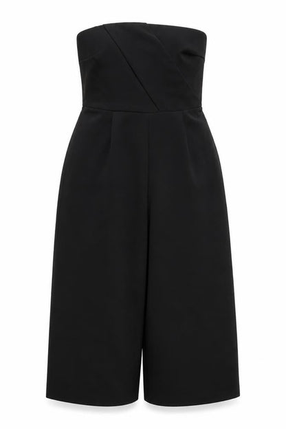 Womens UK Size 8 Preworn One-Piece Black Bodysuit