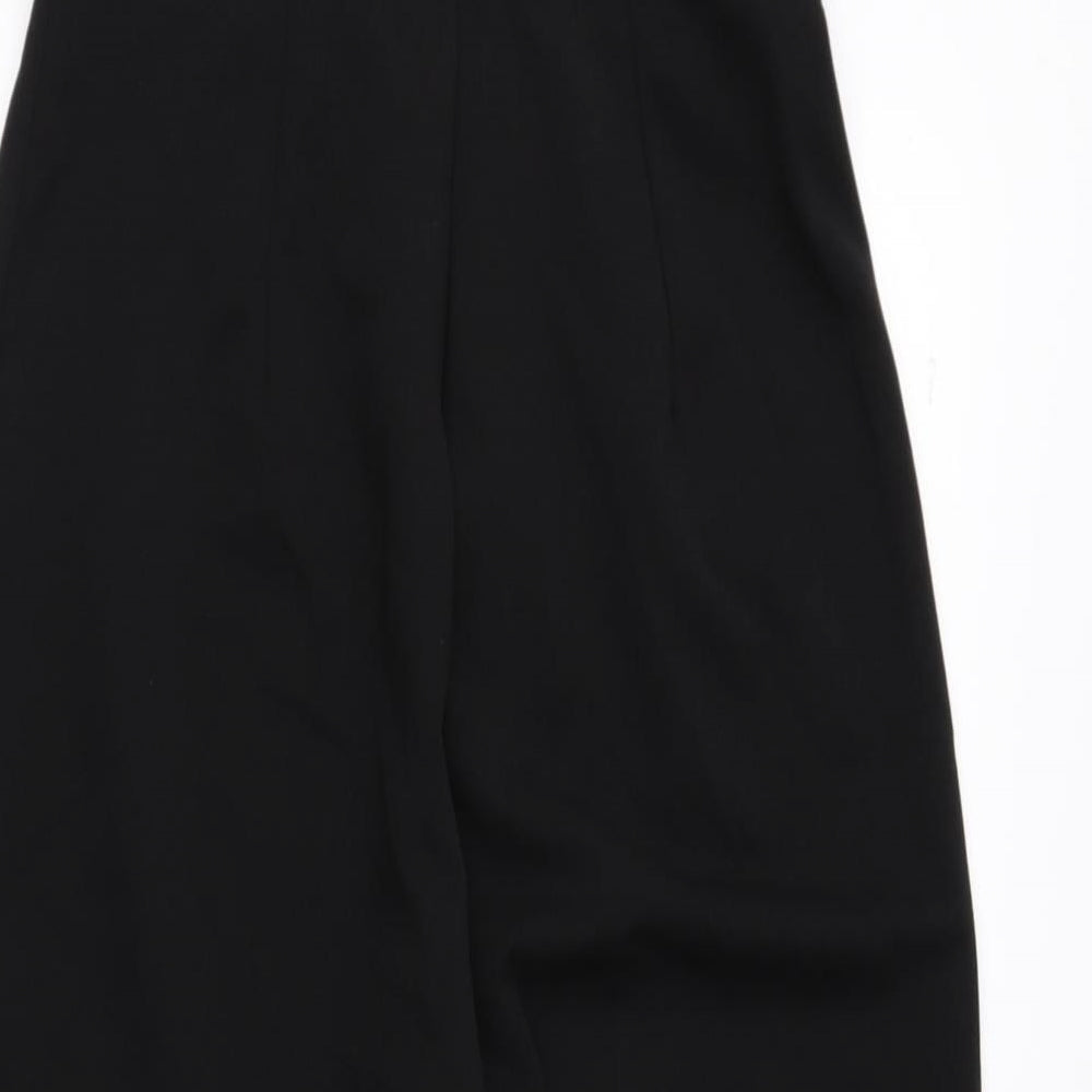 Womens UK Size 8 Preworn One-Piece Black Bodysuit