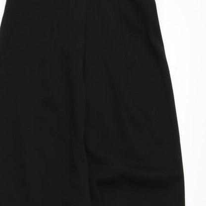 Womens UK Size 8 Preworn One-Piece Black Bodysuit