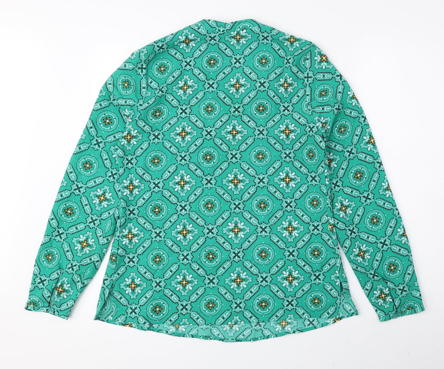 Womens UK Size 6 Classic Blue Basic Blouse