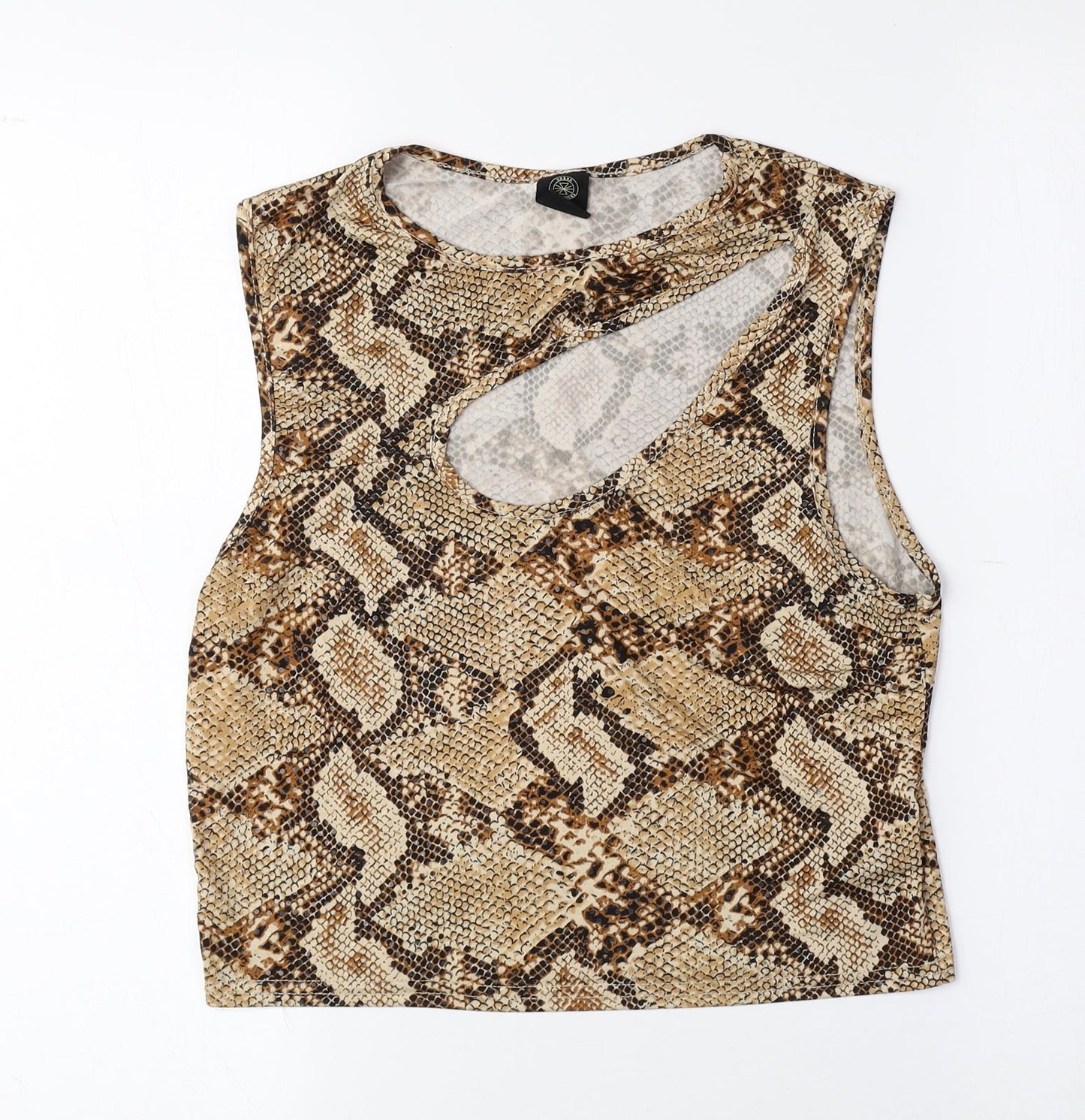 Womens UK Size L Urban Outfitters Brown Camisole T-Shirt
