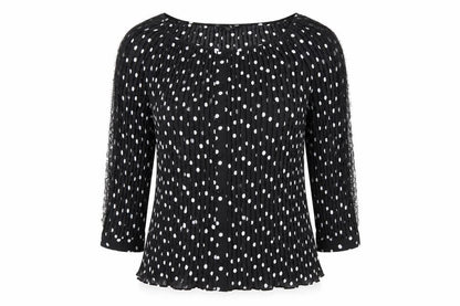 Womens UK Size 10 NEXT Black Basic Blouse