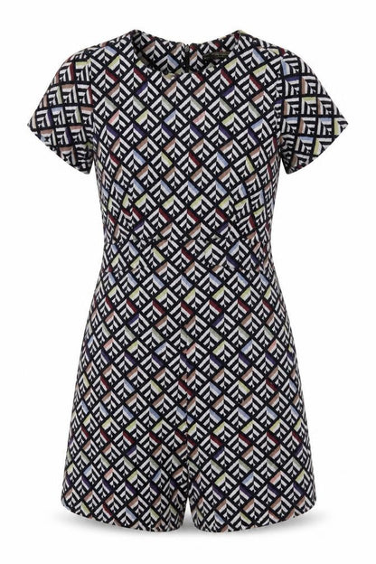 Womens UK Size S Zara One-Piece Multicoloured Playsuit