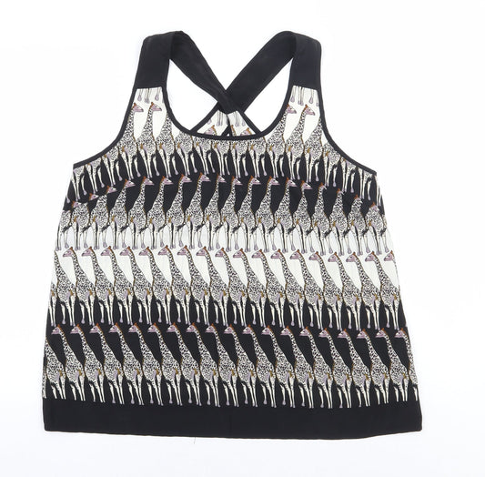 Womens UK Size 16 G21 Black Basic Tank