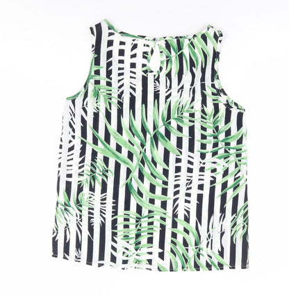 Womens UK Size 8 Only Multicoloured Basic Tank