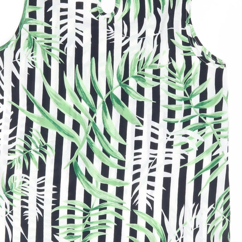 Womens UK Size 8 Only Multicoloured Basic Tank