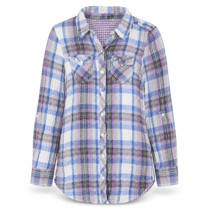 Womens UK Size 4 Divided by H&M Ivory Basic Button-Up