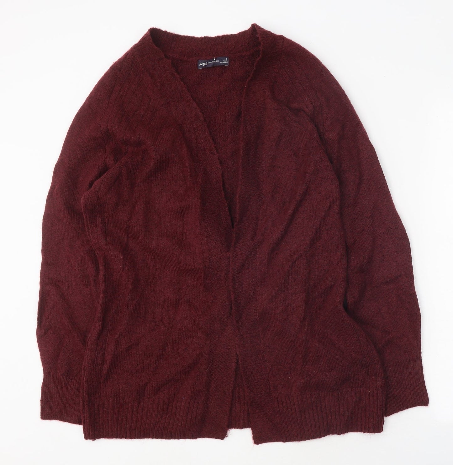 Womens UK Size S Marks and Spencer Purple Cardigan Jumper