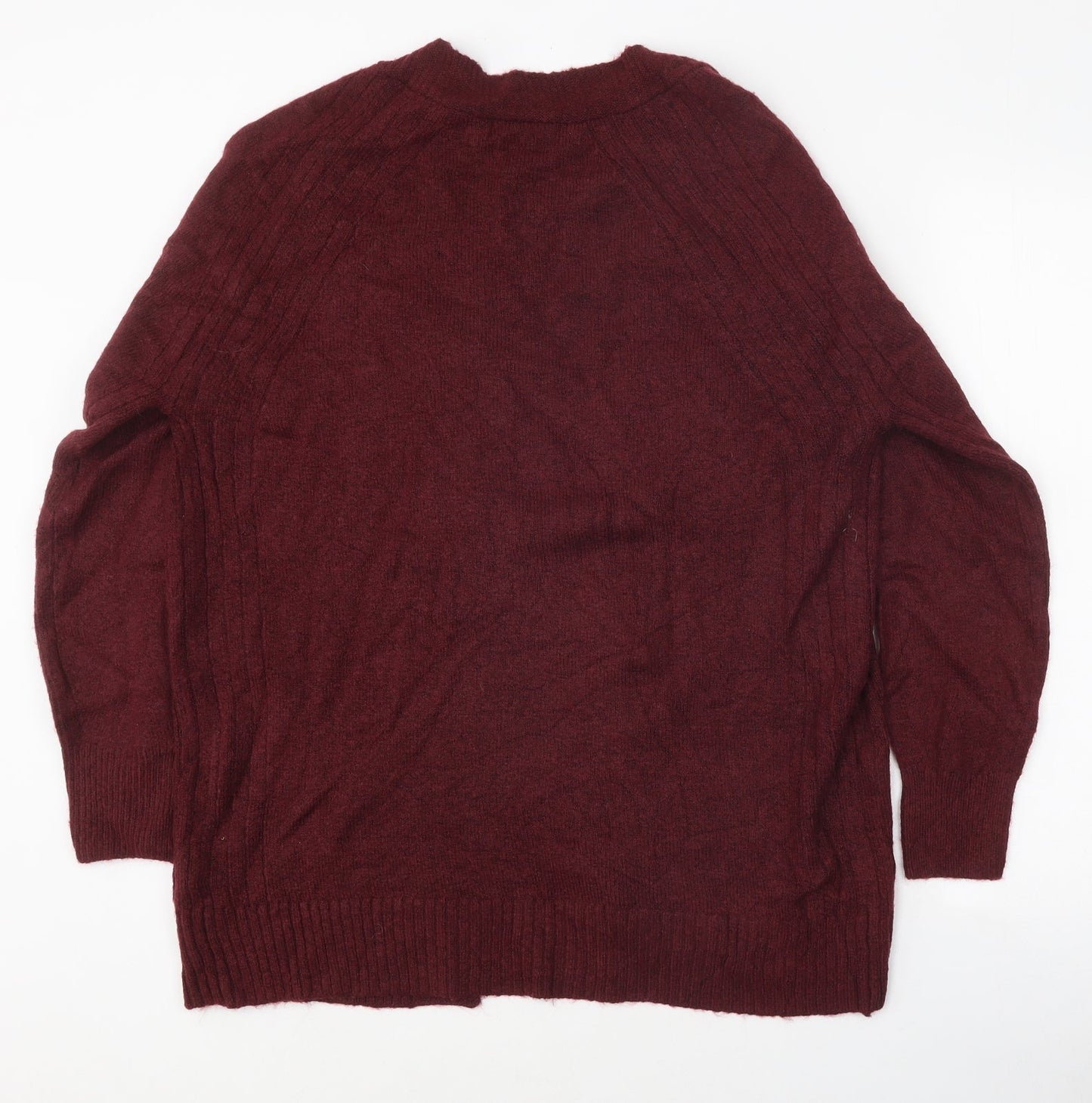 Womens UK Size S Marks and Spencer Purple Cardigan Jumper