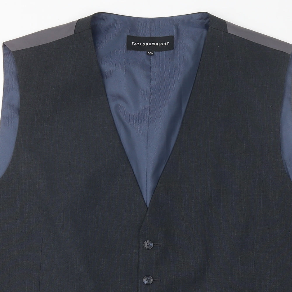 Mens UK Size 2XL Taylor & Wright Regular Grey Suit