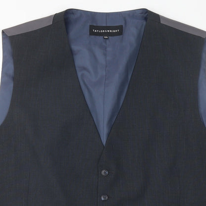 Mens UK Size 2XL Taylor & Wright Regular Grey Suit