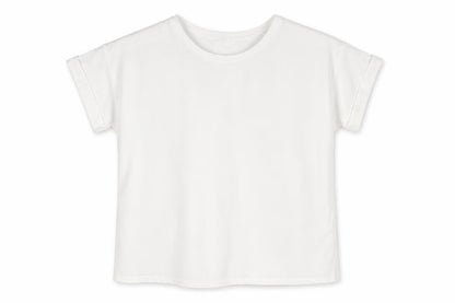 Moss Copenhagon Womens White Polyester Basic Blouse Size XS Round Neck