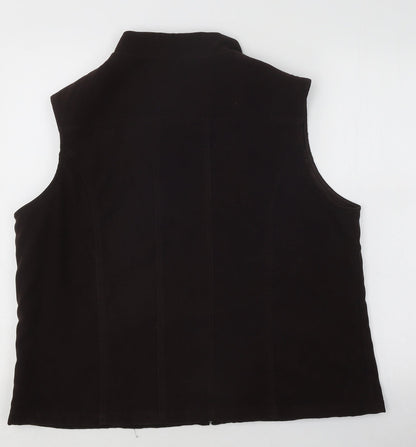 Womens UK Size L EMW Brown Gilet