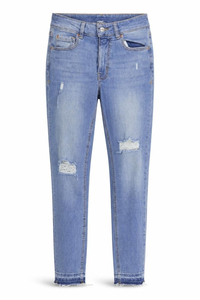 Womens UK Size 8 Denim & Co. Regular Fit Skinny Blue Jeans