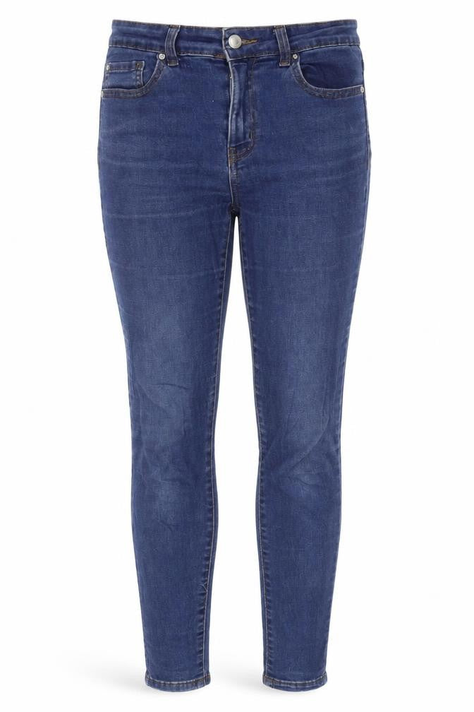 Womens UK Size 12 Denim & Co. Regular Fit Skinny Blue Jeans