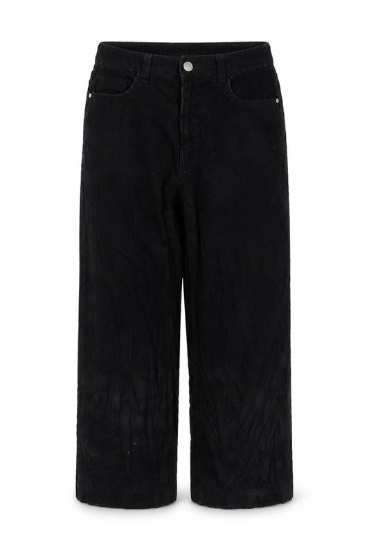Womens UK Size 8 Denim & Co. Regular Fit  Black Trousers
