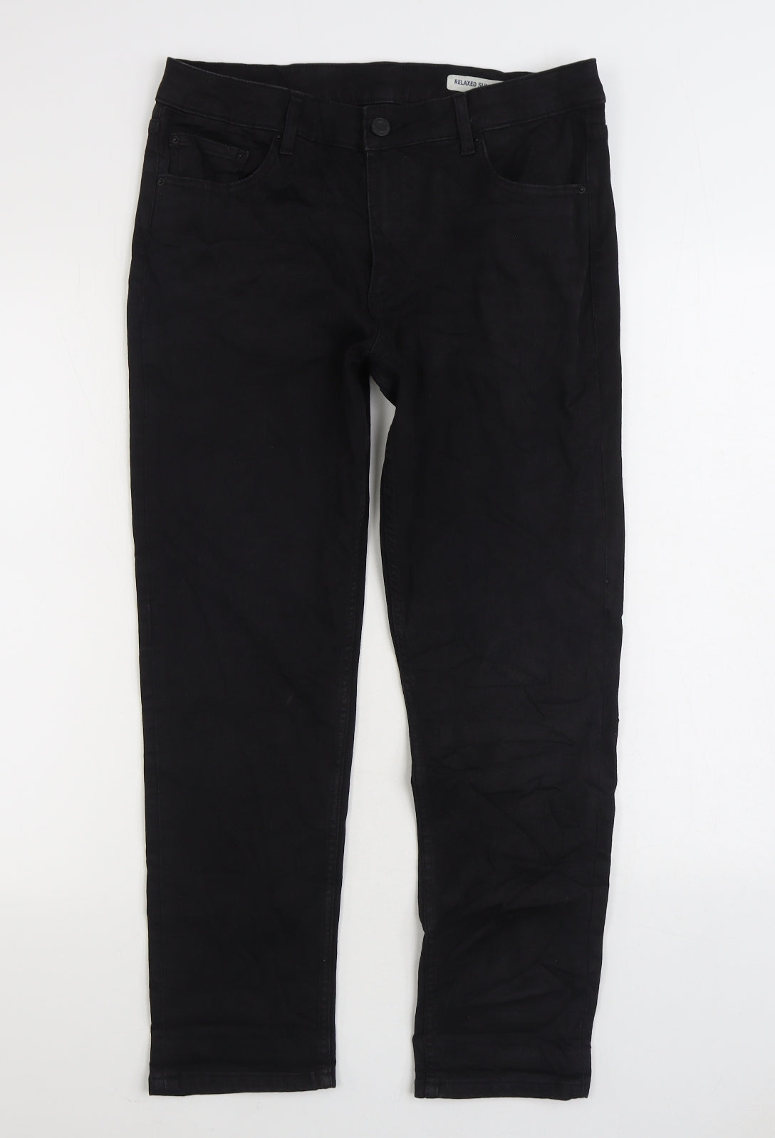 Womens UK Size 12 Marks and Spencer Regular Fit Skinny Black Jeans