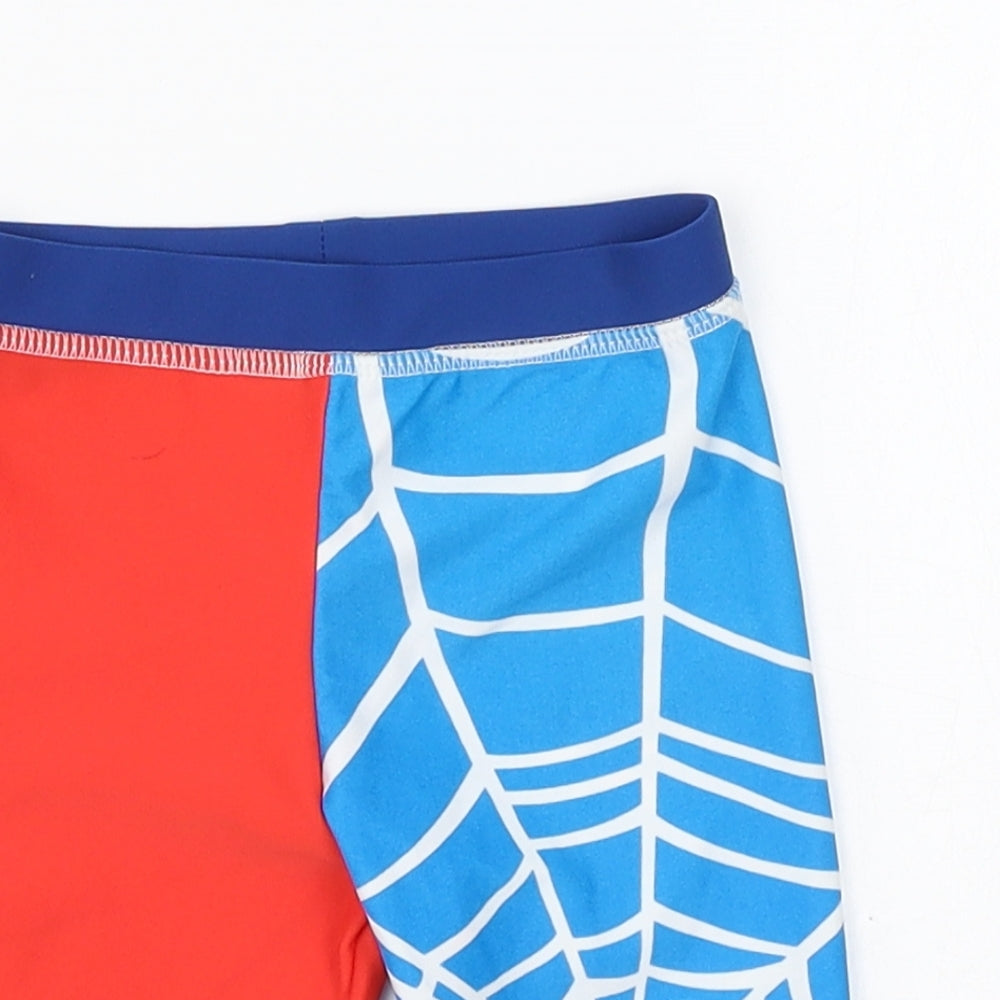 BHS Boys Multicoloured Nylon Cropped Trousers Size 12-18 Months Pullover - Spiderman Swim Shorts
