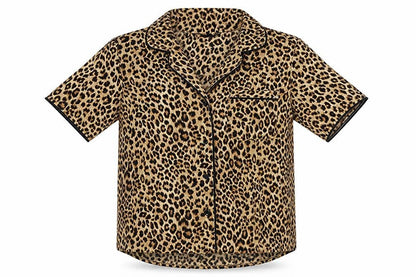 Womens UK Size 6 Secret Possessions Brown Basic Button-Up