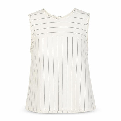 Womens UK Size 10 Marks and Spencer Ivory Basic Tank