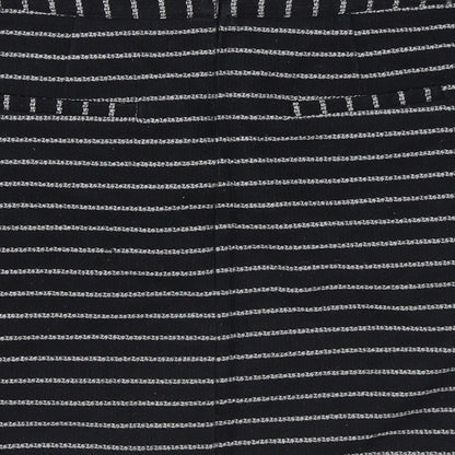 New Look Womens Black Striped Polyester Mini Skirt Size 8 Zip