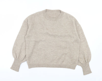 shei Womens High Neck Acrylic Pullover Jumper Size XS
