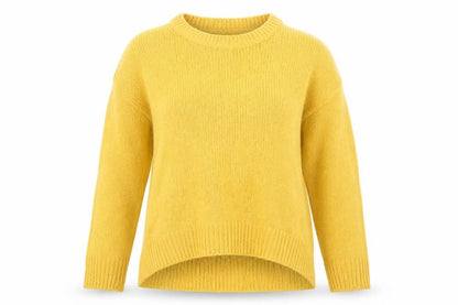Womens UK Size S New Look Yellow Pullover Jumper