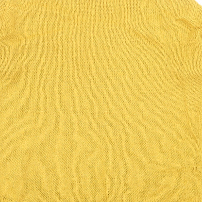 Womens UK Size S New Look Yellow Pullover Jumper