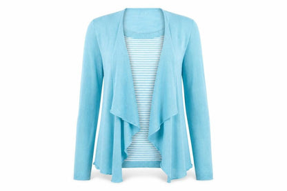 Womens UK Size S Lizzi Clarke Blue Pullover Jumper