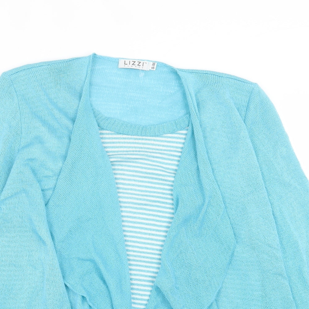 Womens UK Size S Lizzi Clarke Blue Pullover Jumper