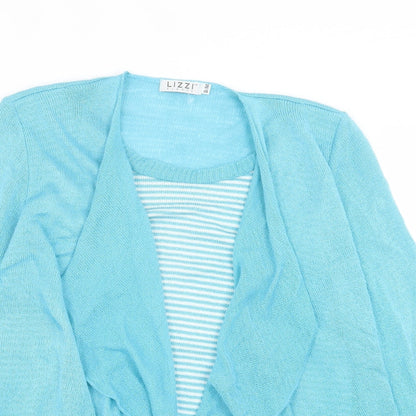 Womens UK Size S Lizzi Clarke Blue Pullover Jumper