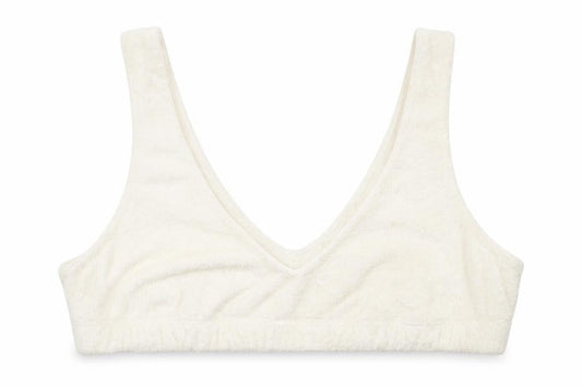 Womens UK Size S H&M White Cropped Tank