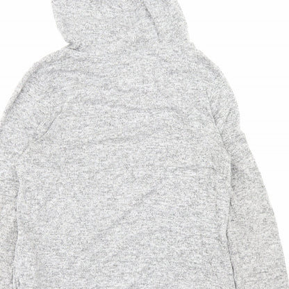 F&F Womens Grey Viscose Pullover Hoodie Size 8 Pullover