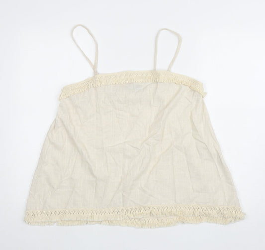 Womens UK Size 2XL ChicMe Beige Camisole Tank