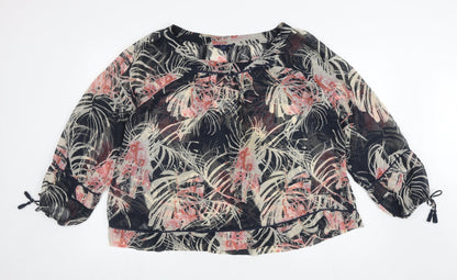 Womens UK Size 12 NEXT Black Basic Blouse
